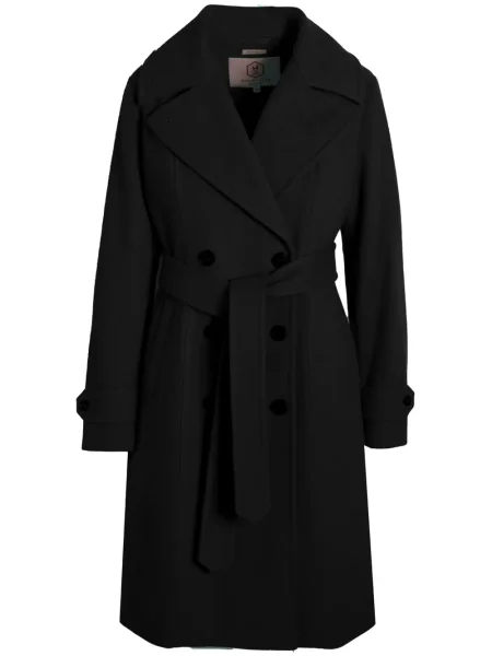 Palton Norwegian Wool de lână negru