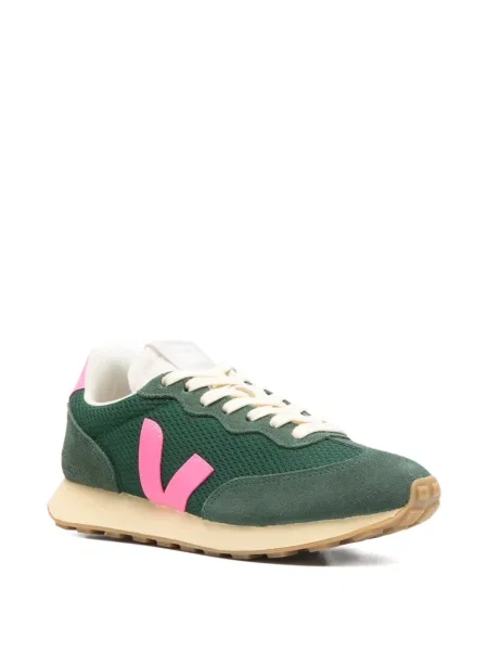 Sneakerși Veja plasă verde