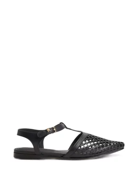Pantofi cu toc Tommy Hilfiger fără toc negru