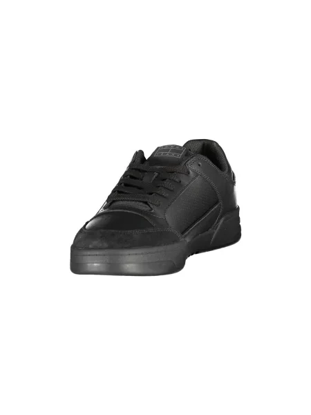 Sneakerși Tommy Jeans din piele negru