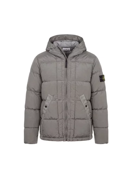 Kurtka Stone Island z kamieniami szara