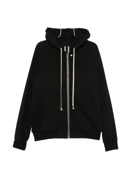 Hanorac cu glugă Rick Owens cu cordon negru