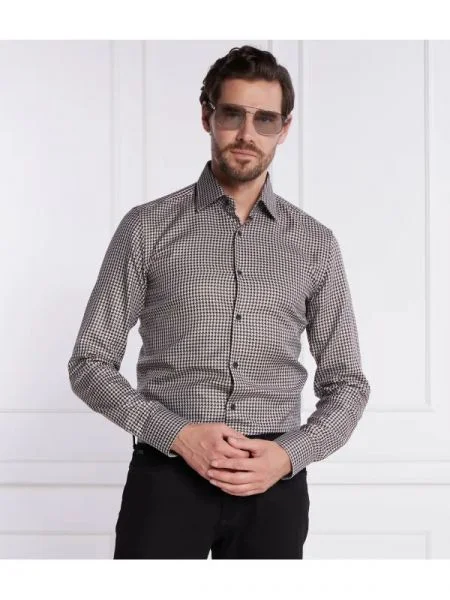 BOSS BLACK Cămașă negru