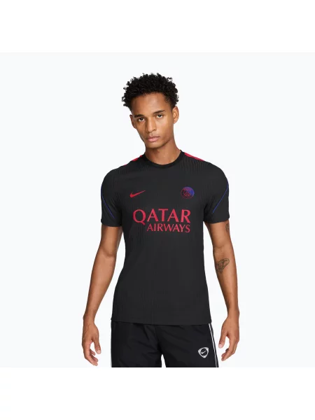 Tricou de fotbal pentru bărbați Nike Paris Saint-Germain Dri-Fit ADV Strike Elite black/global red/hyper royal/global red negru