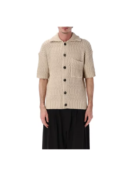 Kardigan Roberto Collina beżowy