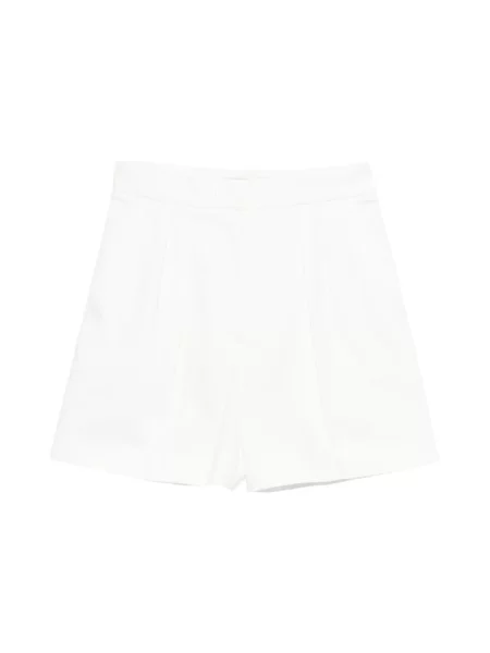 Satynowe szorty Max Mara białe