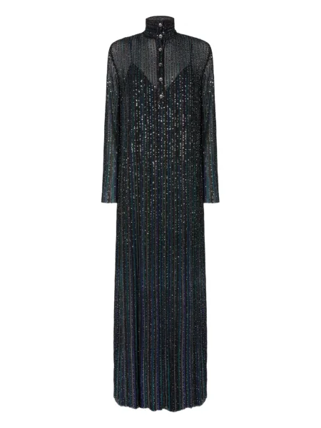 Rochie maxi Missoni cu paiete de costum albastru