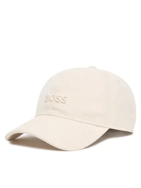 Czapka z daszkiem z wyhaftowanym logo model Zed-CO' Boss biała