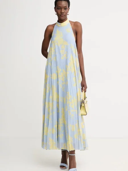 Max&Co. rochie plisată MCOGALLO albastru