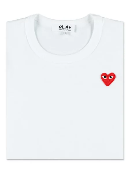Koszulka dziecięca Comme Des Garcons Play biała