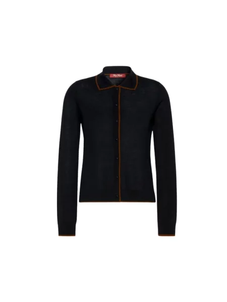 Kardigan Max Mara wełniany niebieski