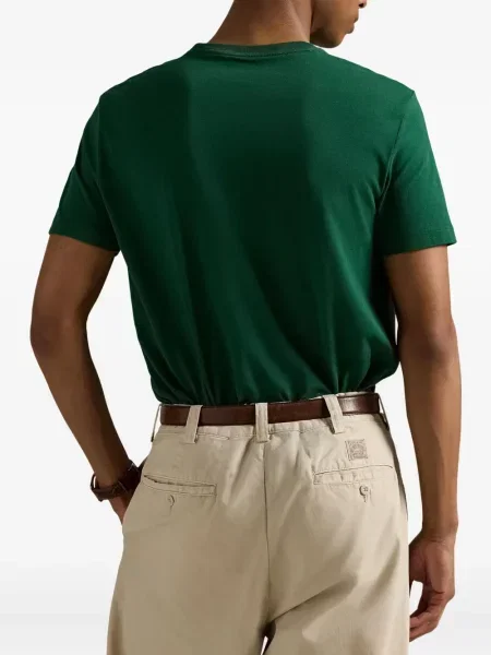 Ριγέ polo Polo Ralph Lauren με κουκούλα με αυτόγραφο λευκό