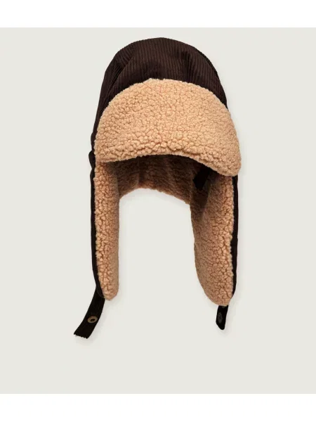 Barbour Căciulă Westdale | catifea reiată | shearling maro