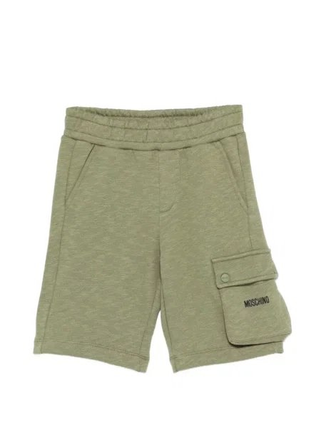 Szorty cargo dziecięce Moschino zielone