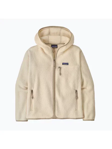 Bluză fleece pentru femei Patagonia Retro Pile Hoody natural