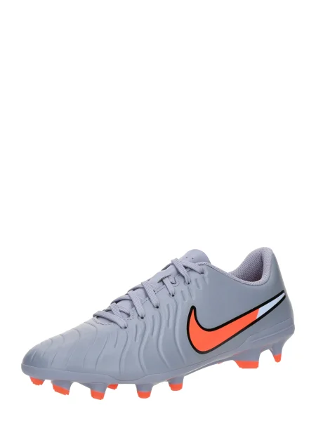 NIKE Ghete de fotbal Tiempo Legend 10 Club MG albastru fumuriu / portocaliu / negru alb