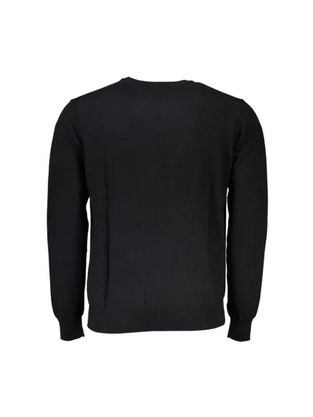 Haftowany sweter Harmont & Blaine elegancki czarny