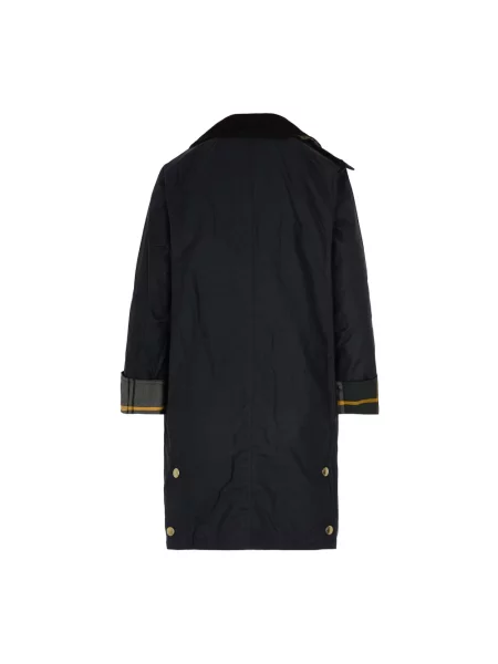 Barbour Kurtka Long Beadnell Kobiety jednolity 34 zielony