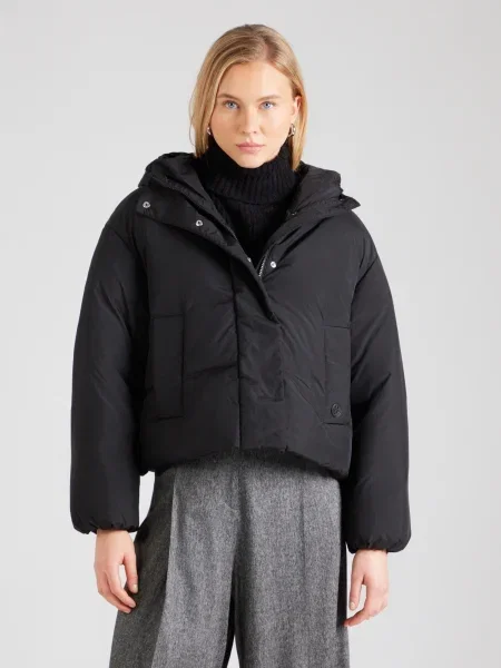 BOSS Zimska jakna Paffia črna