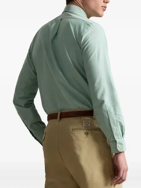 Șapcă Polo Ralph Lauren cu broderie din țesătură twill în carouri albastru