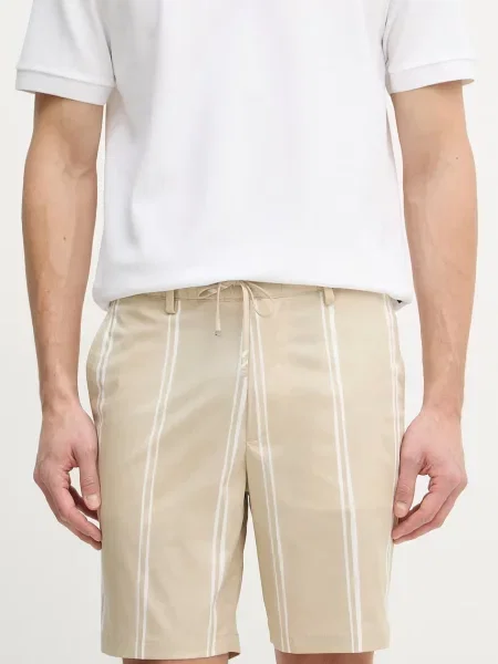 BOSS pantaloni scurți pentru bărbați din cu bej