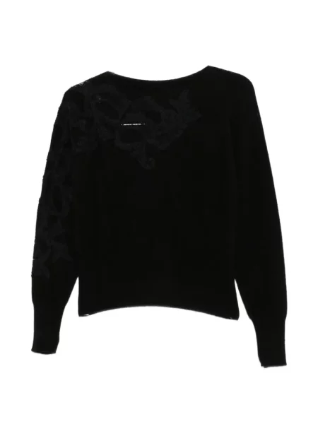 Pulover Ermanno Scervino din dantelă negru