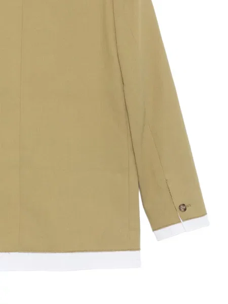 Sacou Moschino Jeans cu rever verde