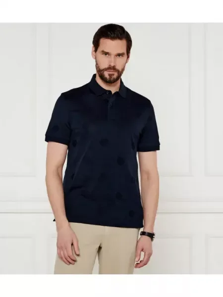 BOSS BLACK Tenisz póló C-Prout | mercerised fekete