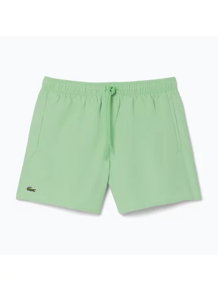 Мъжки къси панталони за плуване Lacoste liamone/green зелено