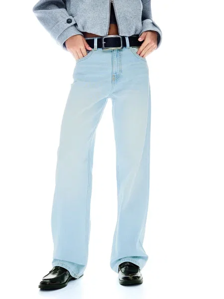 Bershka Džínsy denim modrá
