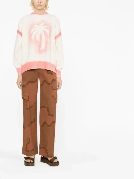 Sweter Palm Angels biały