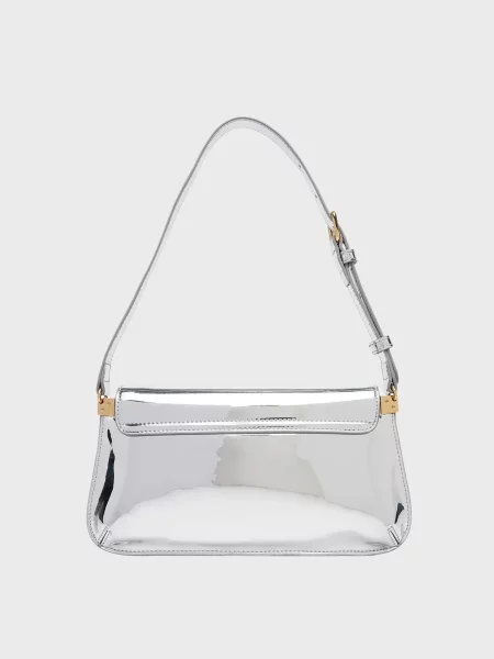 Сумка Moschino серебряная