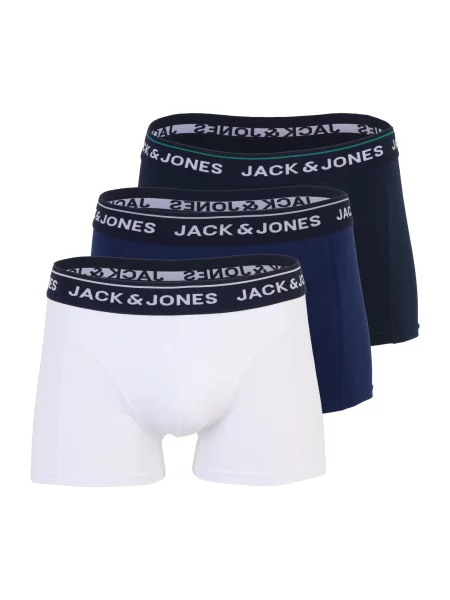 JACK & JONES Boxeri JACBRANCO albastru marin / negru alb