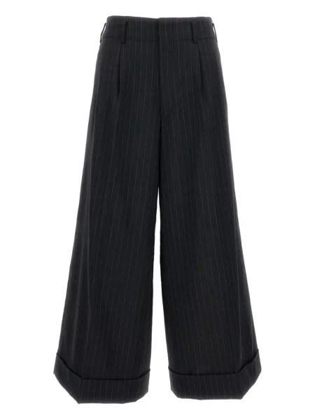 Pantaloni Comme Des Garçons cu dungi negru