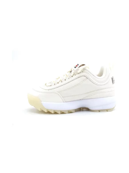 Sneakersy Fila skórzane beżowe