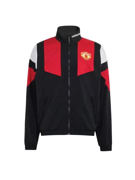 ADIDAS PERFORMANCE Λειτουργικό μπουφάν Manchester United κόκκινο μαύρο