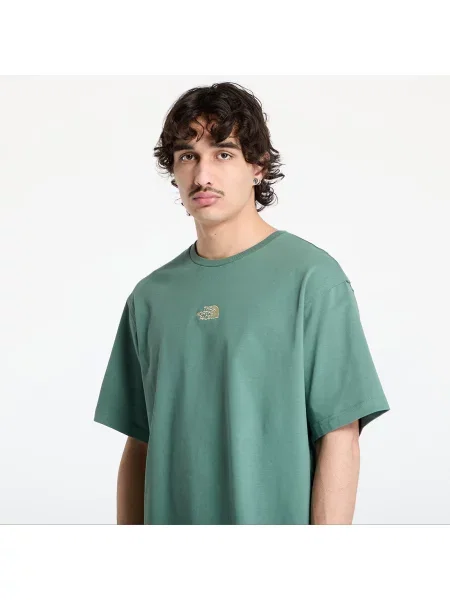 Тениска The North Face Heritage Graphic Relaxed с принт зелено