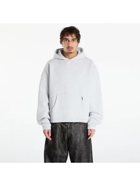 Sweatshirt REPRESENT Initial Boxy Oversized Hoodie UNISEX Ice Grey Marl XXL siva