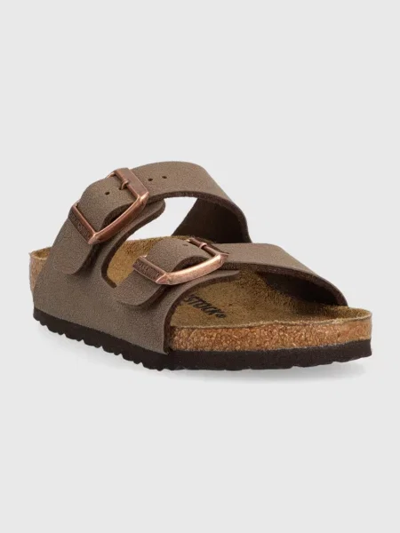 Detské šľapky Birkenstock Arizona hnedá