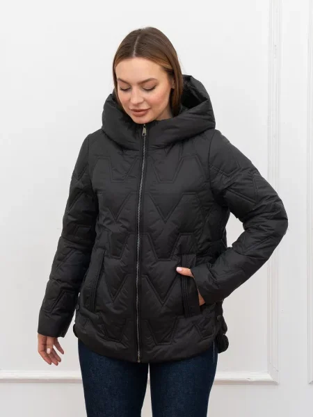 Демісезонна куртка UVENTUM чорний