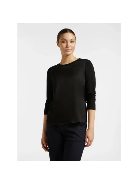 Lniany top Elena Miro' czarny