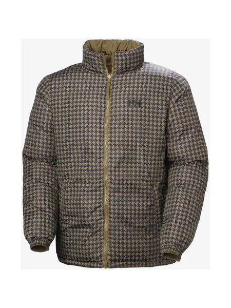 Kurtka Helly Hansen Yu 23 Reversible Puffer Zielona Caña M szara