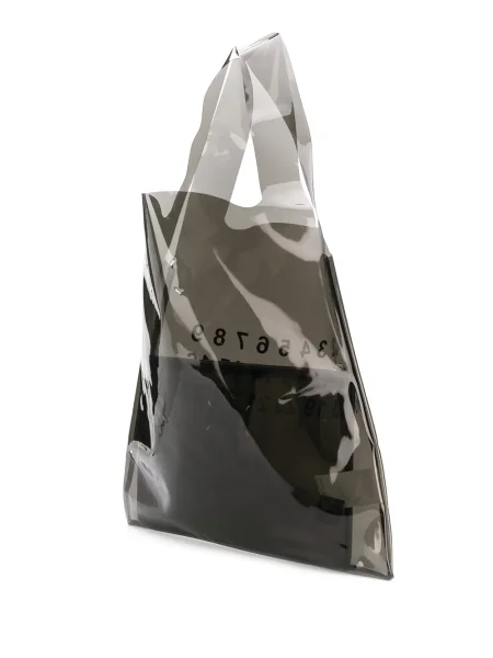 Torba Maison Margiela s printom crna
