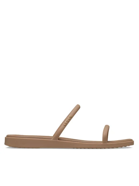 Šľapky Crocs Miami Two Strap Sandal hnedá