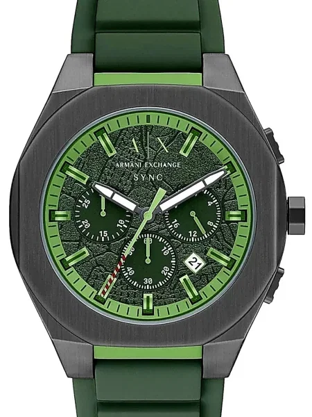 Часовник Armani Exchange зелено