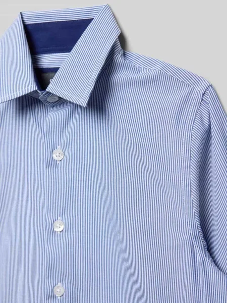 Koszula o kroju slim fit z mieszanki bawełny G.o.l. niebieska