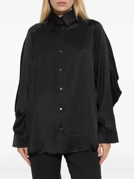 Cămașă Balmain de mătase negru