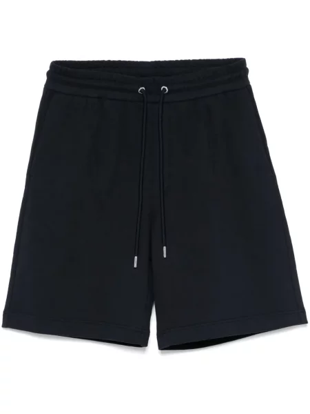 Pantaloni scurți Moncler cu autograf albastru