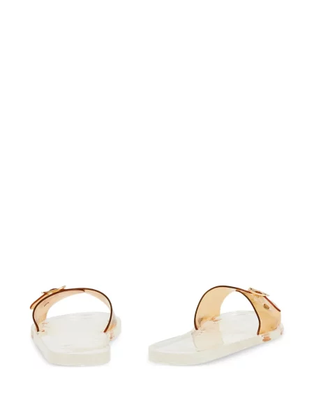 Papuci Ancient Greek Sandals cu cataramă alb