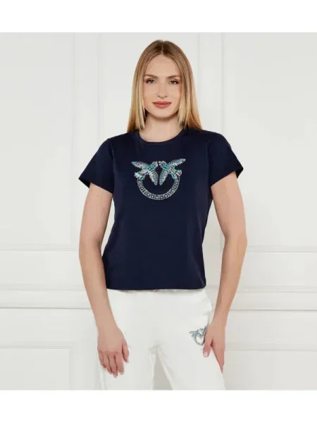 Pinko Póló QUENTIN | Regular Fit kék
